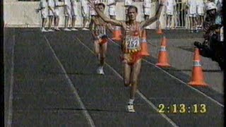 Martín Fiz Vs Abel Antón  Mundial de maratón  Atenas 1997 [upl. by Goulette477]