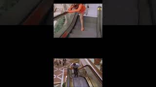 Escalating stairs and various events escalator viralshort entertainment youtuber funny [upl. by Buerger]