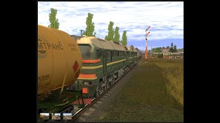 trainz22 Trainz 22 I Andrushivka  Vinnitsa UZ I Fastow  Mosti ÖlFahrt [upl. by Ynaffi]