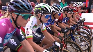 Cyclocross Beringen Women Elite 50fps 08 Oct 2023 [upl. by Notnerb]