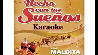 karaoke instrumental  hecho con tus sueños  maldita nerea [upl. by Groome]