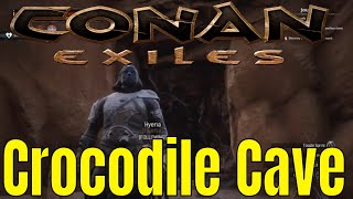 Conan Exiles Scourgestone Crocodile Cave  Pubcrawler644 [upl. by Osner]