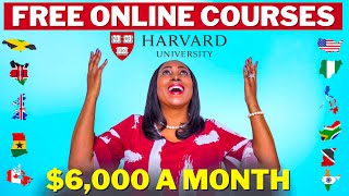 10 FREE Online Courses From Harvard University That Can Pay You US6000 A Month With A Side Hustle [upl. by Circosta]