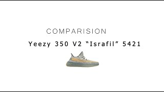 Yeezy 350 V2 “Israfil” 5421 Real vs Fake comparison [upl. by Morgen]