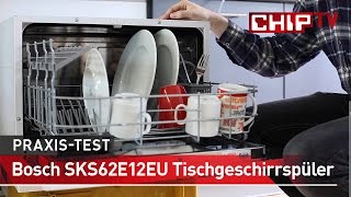 Bosch SKS62E12EU Tischgeschirrspüler  Review deutsch  CHIP [upl. by Neeli312]