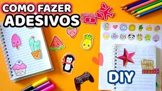 COMO FAZER ADESIVOS  Transforme seus desenhos em adesivos [upl. by Eizeerb]