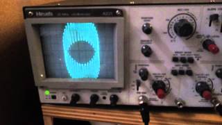 Heath 4221 Oscilloscope Test [upl. by Hiroshi757]