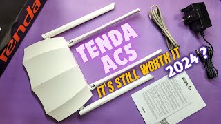 Tenda AC5 AC1200 Router Review 2024 Fast Reliable Affordable [upl. by Hgielac]