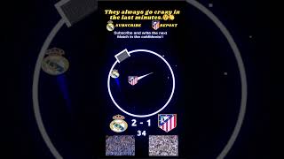 Real Madrid vs AMadrid realmedrid atleticomadrid football [upl. by Joelie]