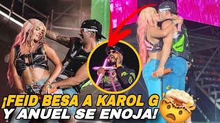 Karol G Y Feid Muestran Su Amor Al Publico En Vivo [upl. by Ortiz481]