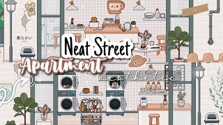 NEW Neat Street Apartment Aesthetic✨Toca Boca House Ideas🧸NEW UPDATE House Design  TocaLifeWorld [upl. by Lamiv713]