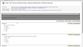 Reševanje testa v programu Respondus LockDown Browser [upl. by Niad]
