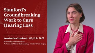 Stanford’s Groundbreaking Work to Cure Hearing Loss  Dr Tina Stankovic [upl. by Hermina407]