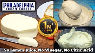 How to make PHILADELPHIA Cream Cheese at Home in Just 5 Minutes [upl. by Luht430]