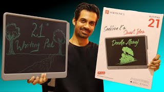 Portronics Ruffpad 21 Inch BIG Writing pad Unboxing ⚡⚡ [upl. by Ahsei]