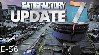 Satisfactory Update 7 E56 Nuclear Power Facility laid out [upl. by Gettings]