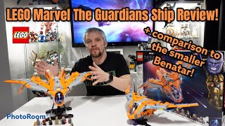 LEGO Marvel The Inifinity Saga 76193 The Guardians Ship The Benatar Review [upl. by Aratas]