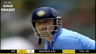 Ramesh Powar Batting like Sachin Tendulkar and saving India [upl. by Mindy761]