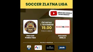 Futsal News Serbia kod Pobratima  Delhaize Serbia Soccer Zlatna liga  II kolo [upl. by Annej]