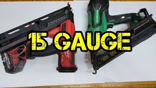 Milwaukee and Metabo Cordless 15 Gauge Nailers [upl. by Ayidah]