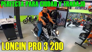 LONCIN PRO 3 200  IDEAL PARA EMPEZAR Y TRABAJAR  REVIEW  FICHA TÉCNICA  PRECIO  ECUARIDERS [upl. by Iasi515]