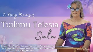 Funeral Service  Celebrating the Life of Tuilimu Telesia Sulu [upl. by Viki]