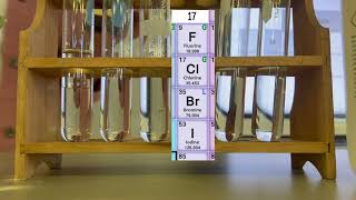 Mixing Water and Hexane and Iodine and Potassium Permanganate [upl. by Barn]