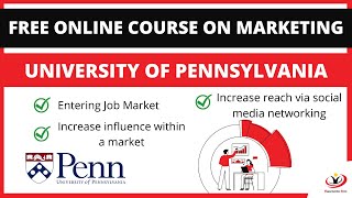 Marketing Course by University of Pennsylvania  Free Online Course  Learn Social Media Marketing [upl. by Hein]