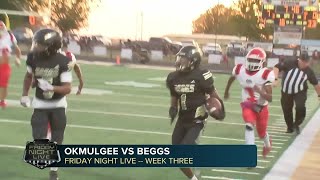 Okmulgee vs Beggs Highlights [upl. by Akemej665]