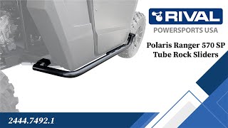 Polaris Ranger 570 SP Rival Tube Rock Sliders Fitting Video 244474921 [upl. by Heidi]