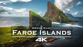 Faroe Islands 🇫🇴  by drone 4K [upl. by Finer]