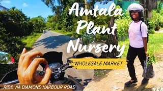 Bike Ride to Amtala via Diamond Harbour Road NH12 motovlog plantnurseryvisit djiosmoaction4 [upl. by Ailyt]