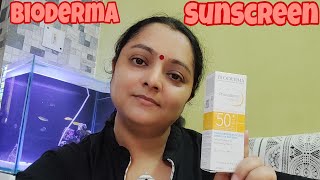 Bioderma Sunscreen For dry skin with SPF 50ReviewApplicationBioderma photoderm creambioderma [upl. by Eseuqcaj]