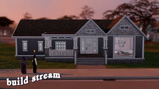 building mauves family home  the sims 4  build stream part 1 [upl. by Intruoc]