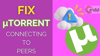 How to fix Utorrent connecting to peers problem  CandidTechnology [upl. by Tsiuqram]