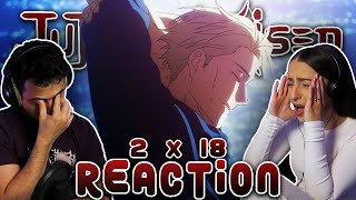 ABSOLUTELY SHATTERED 😭💔 Jujutsu Kaisen 2x18 REACTION  quotRight and Wrongquot [upl. by Enneirb721]