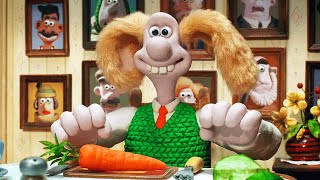 WALLACE amp GROMIT THE CURSE OF THE WERERABBIT Clip  quotBrain Swapquot 2005 [upl. by Ahsinuq]