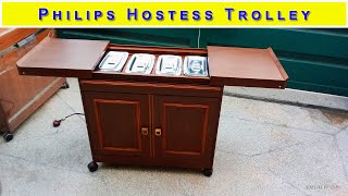 Hostess Trolley  Food Warmer  Made in England  LHR FITNESS [upl. by Elleirad]