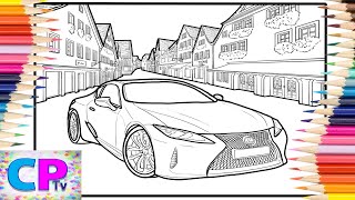 Lexus LC 500Lexus Coloring PagesCopic Markerscoloringpagestv Elektronomia  EnergyNCS Release [upl. by Gardy]