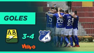 Bucaramanga vs Millonarios 34 Liga BetPlay Dimayor 2021II  Fecha 9 [upl. by Alket]