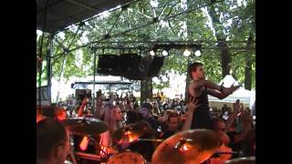 CYTOTOXIN  IN FLAMMEN open air 2011 STAGE CIRCLE PIT RBMK1000 react or recede Part 44 [upl. by Aneekan]