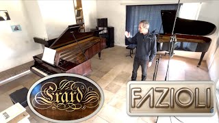 Pure sound comparison Fazioli vs Erard grand piano [upl. by Lillian163]