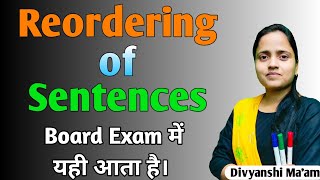 Class10 Reordering of the Sentences  Most important for Board Exam 2021 [upl. by Wordoow1]