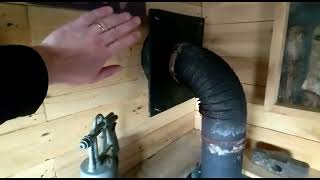 Fitting a wood burner in an allotment shed DIY Pallet Shed entering unclewilcoshed of the year [upl. by Willey]