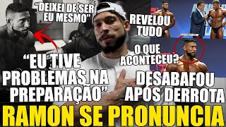 RAMON SE PRONUNCIA APÓS DERROTA E DIZ QUE PENSOU EM DESISTIR DE SUBIR NO ARNOLD PEDIU DESCULPAS [upl. by Bj]