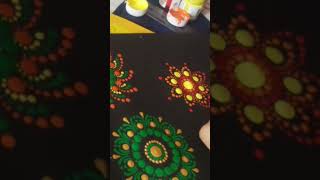 Dot Mandala art subscribe diy fevicryl acrylicolour viralshorts [upl. by Aivekal]