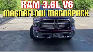 2017 RAM 36L V6 EXHAUST w MAGNAFLOW MAGNAPACK [upl. by Yeliw]