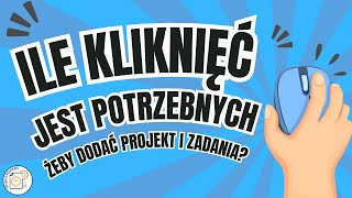 Nie zgadniesz ile kliknięć wystarczy żeby dodać projekt i 3 zadania fragment spotkania online [upl. by Nolos66]