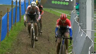 Cyclocross Brussels Men Elite 50fps 18 Feb 2024 [upl. by Keifer473]