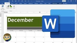 Creating a Calendar in Microsoft Word [upl. by Everett]